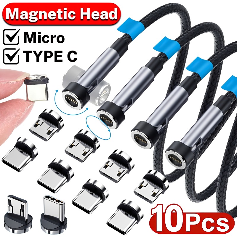 Micro Usb Cable - 10/1 Buah Kepala Ujung Konektor USB