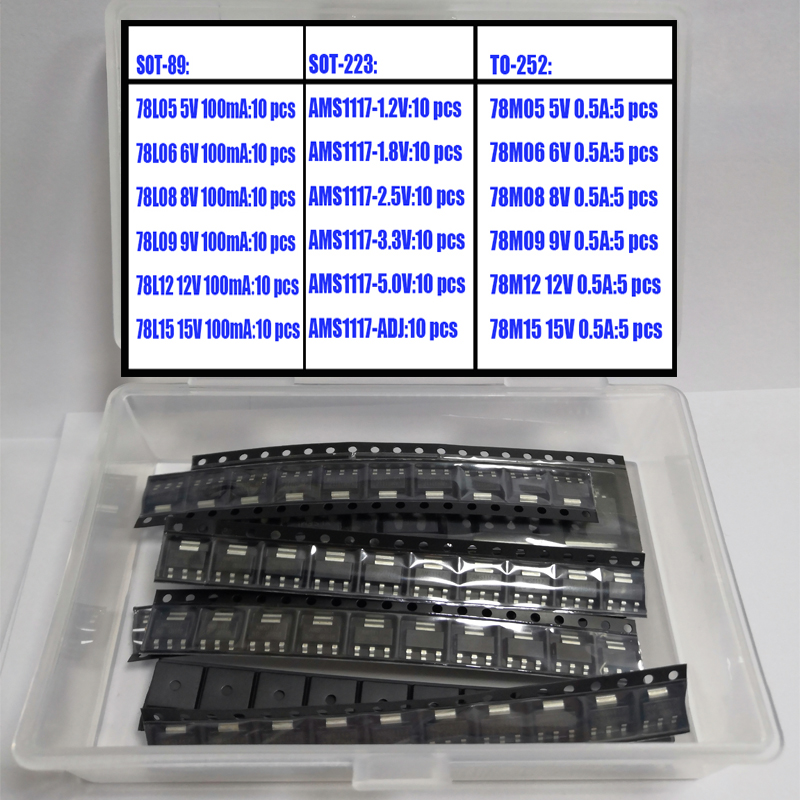 Ams1117 Module - Regulator Voltase SMD Bermacam-macam SOT89 SOT223