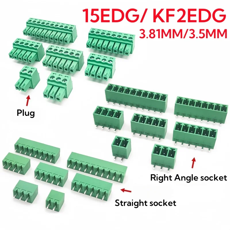Screw Terminal Block - 15EDG 3.81MM 3.5MM KF2EDG PCB Konektor