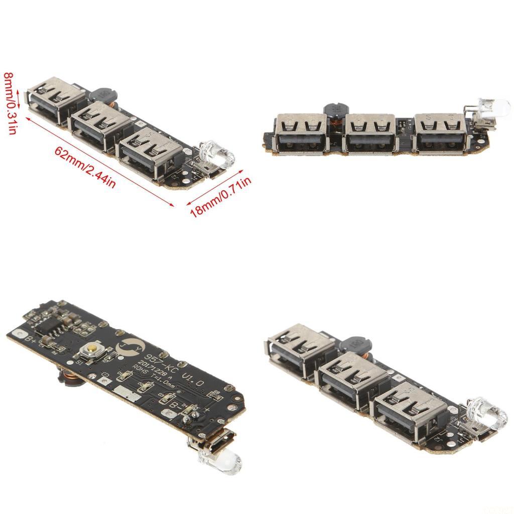 Li Ion Charger Module - B03F 5V 2,1A 3 Pengisi Daya