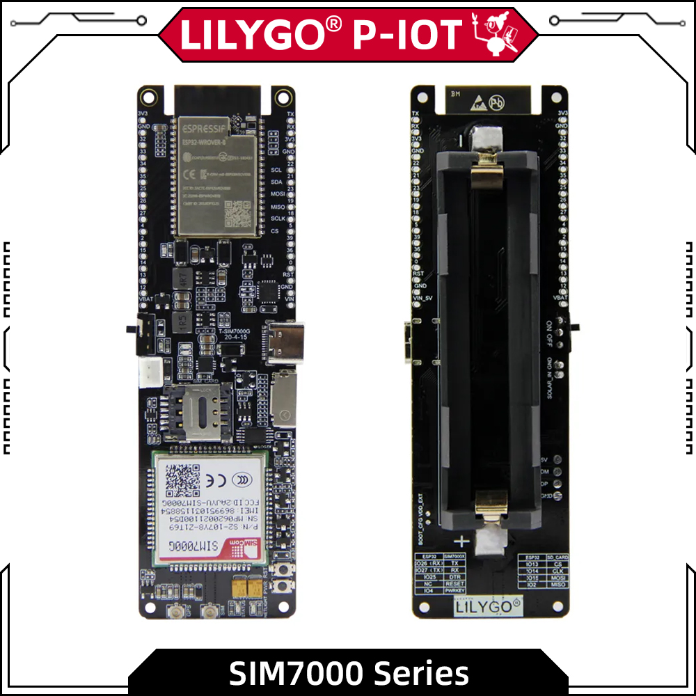 Esp32 Battery Holder Lipo - LILYGO® TTGO T-SIM7000G ESP32 SIM papan