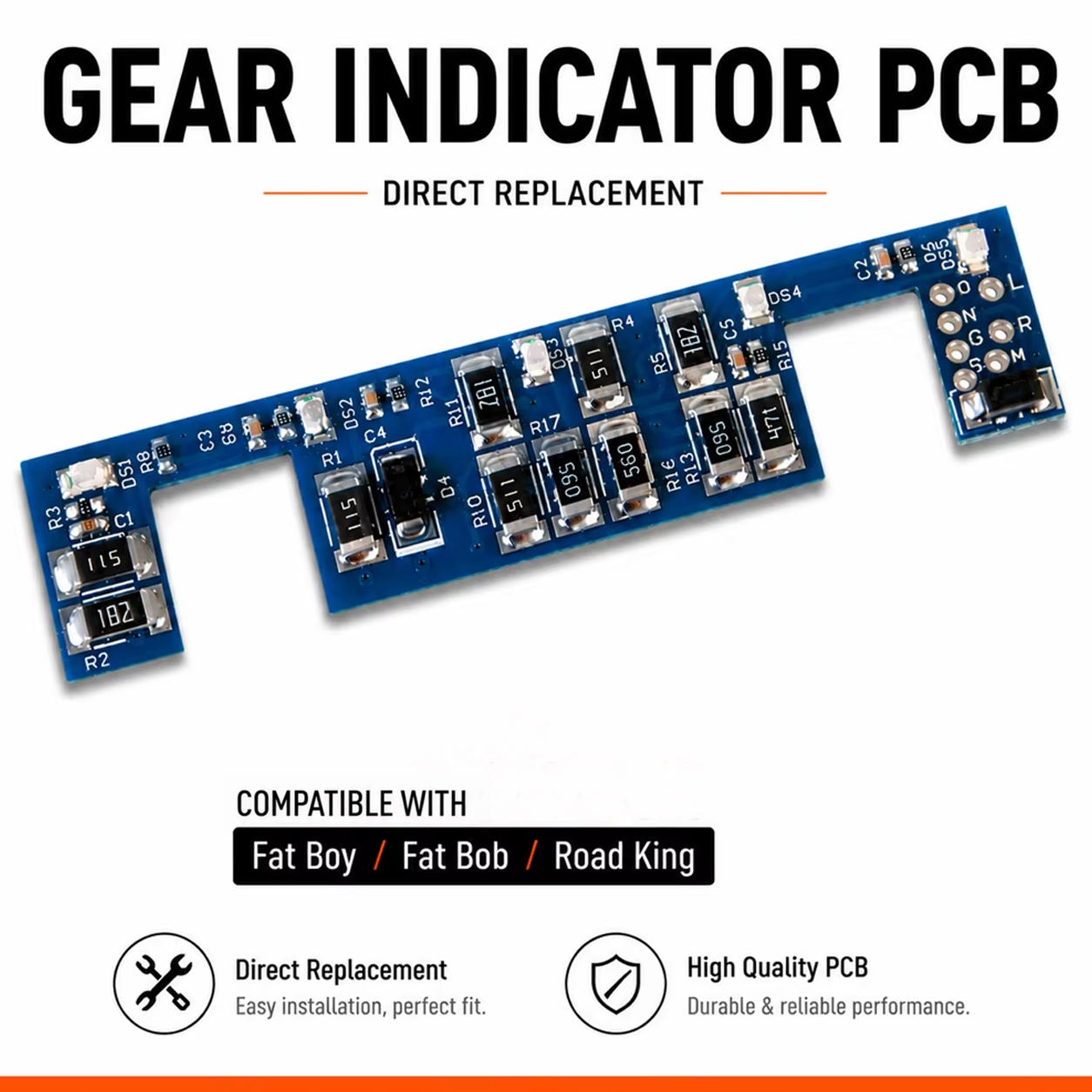 Proto Board - Papan PCB Indikator Gigi Motor Untuk