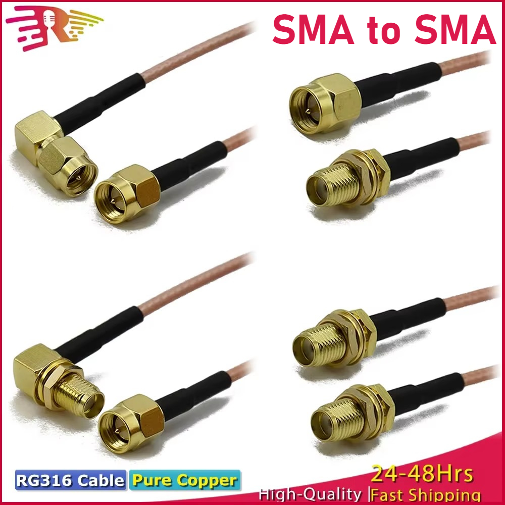 Jumper Wire Kit - Premium RG316 SMA Ke SMA Male