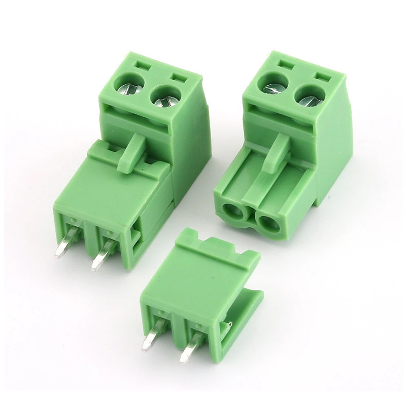 Screw Terminal Block - 10 Set HT5.08 2Pin Terminal Plug