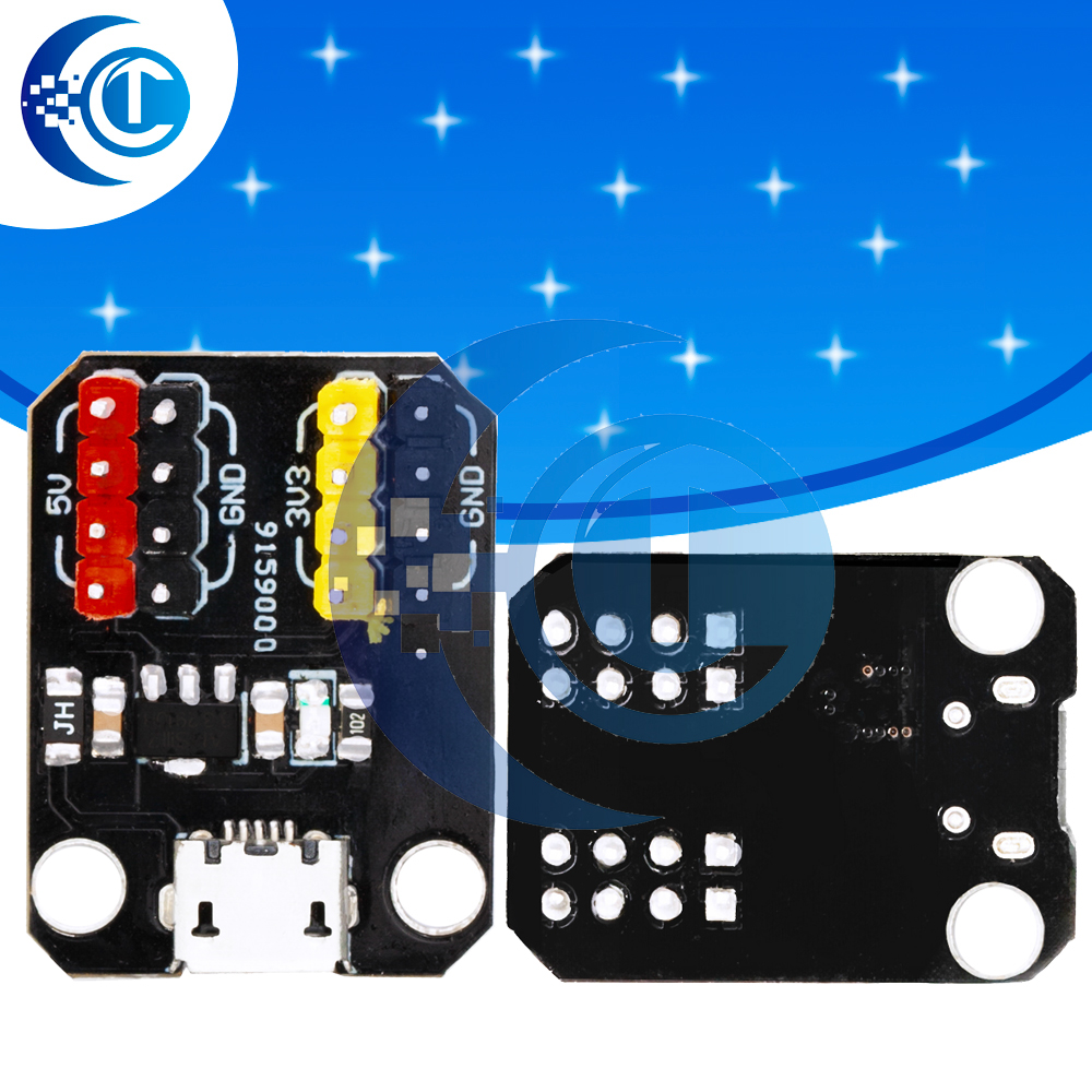 Ams1117 Module - Modul Regulator Tegangan Dapat Disesuaikan AMS1117