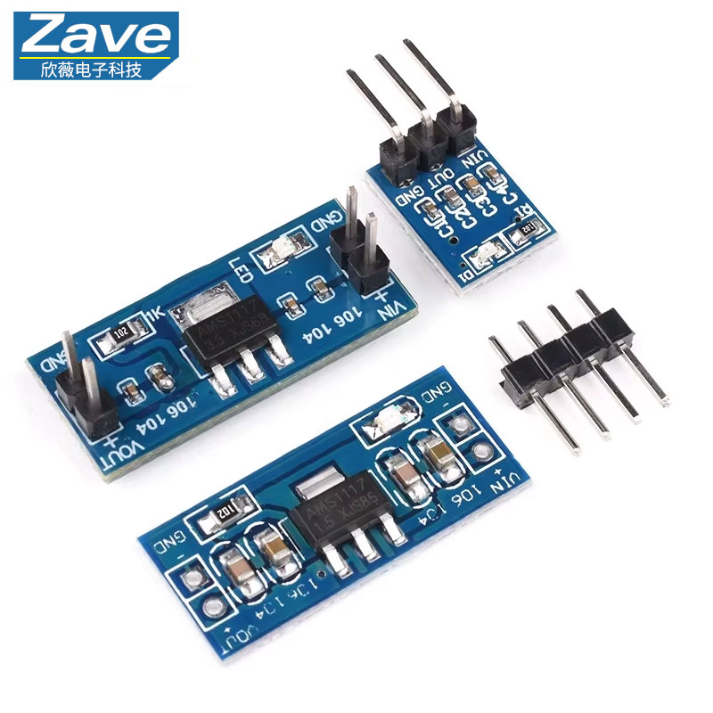 Ams1117 Module - 5 Buah Modul Catu Daya AMS1117