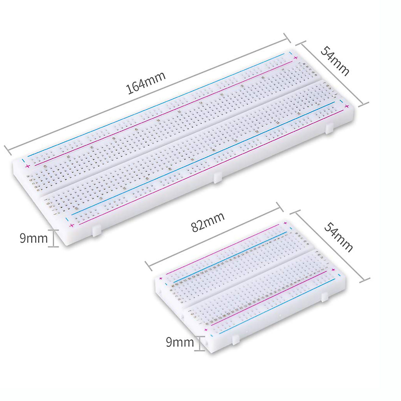 4 Buah 400/830 Poin Breadboard - Breadboard 400 Point ulasan dan harga