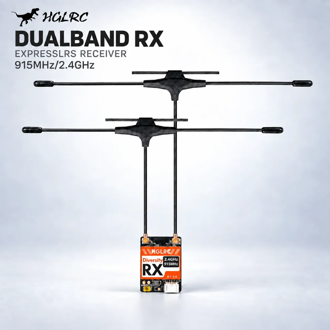 HGLRC Penerima Dualband RX Exp - Antenna 2.4Ghz ulasan dan harga