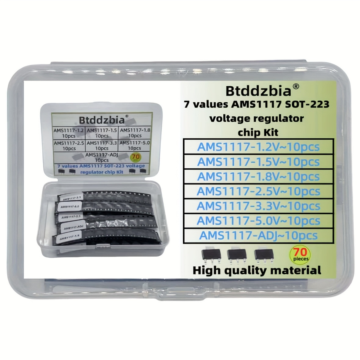 70 Buah Kit Regulator Voltase  - Ams1117 Module ulasan dan harga