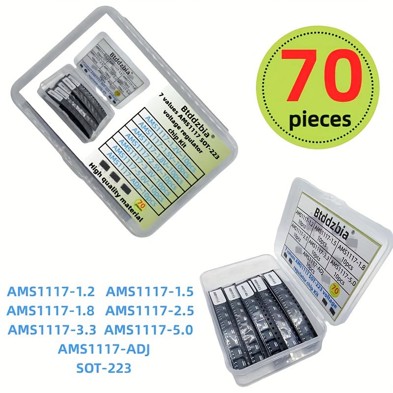 70 Buah Kit Regulator Voltase  - Ams1117 Module ulasan dan harga