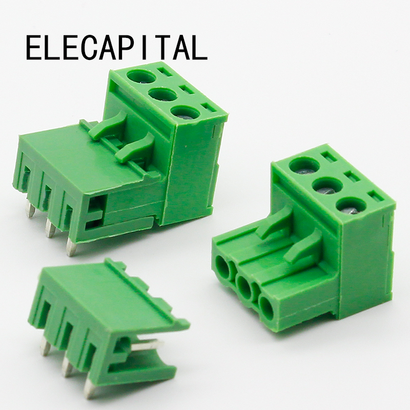 Gratis Ongkir 10 Set HT5.08 3P - Screw Terminal Block ulasan dan harga