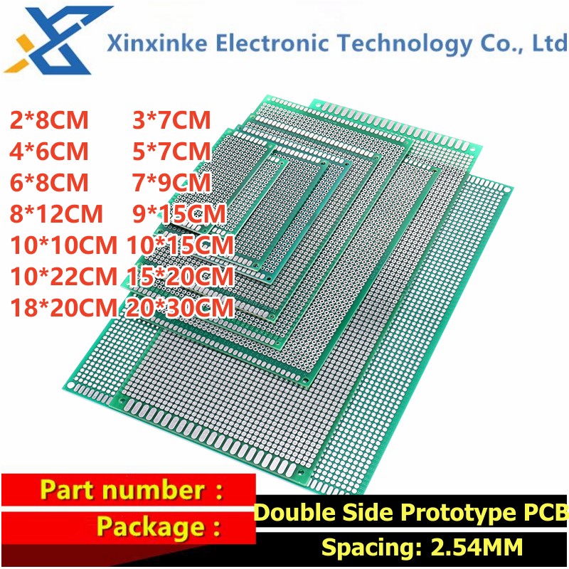 5 Buah 2.54MM 7*9CM 3Cm * 7Cm  - Pcb Prototyping Board ulasan dan harga