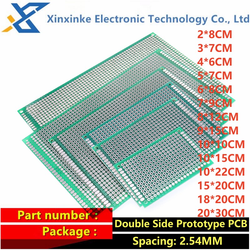 5 Buah 2.54MM 7*9CM 3Cm * 7Cm  - Pcb Prototyping Board ulasan dan harga