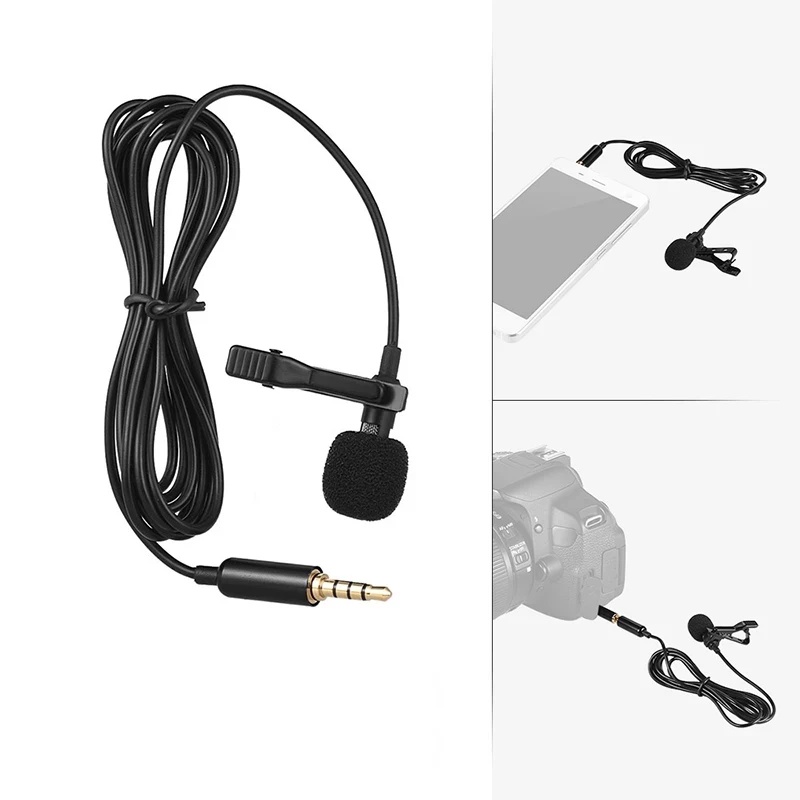 1-5pcs Mikrofon Lavalier Mini  - Usb C Cable ulasan dan harga