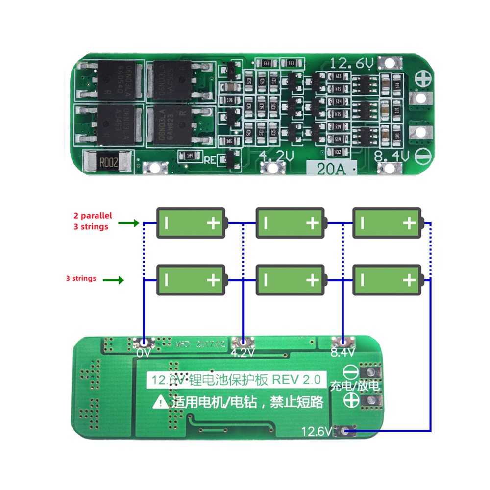 Papan pelindung BMS PCB pengis - Li Ion Charger Module ulasan dan harga