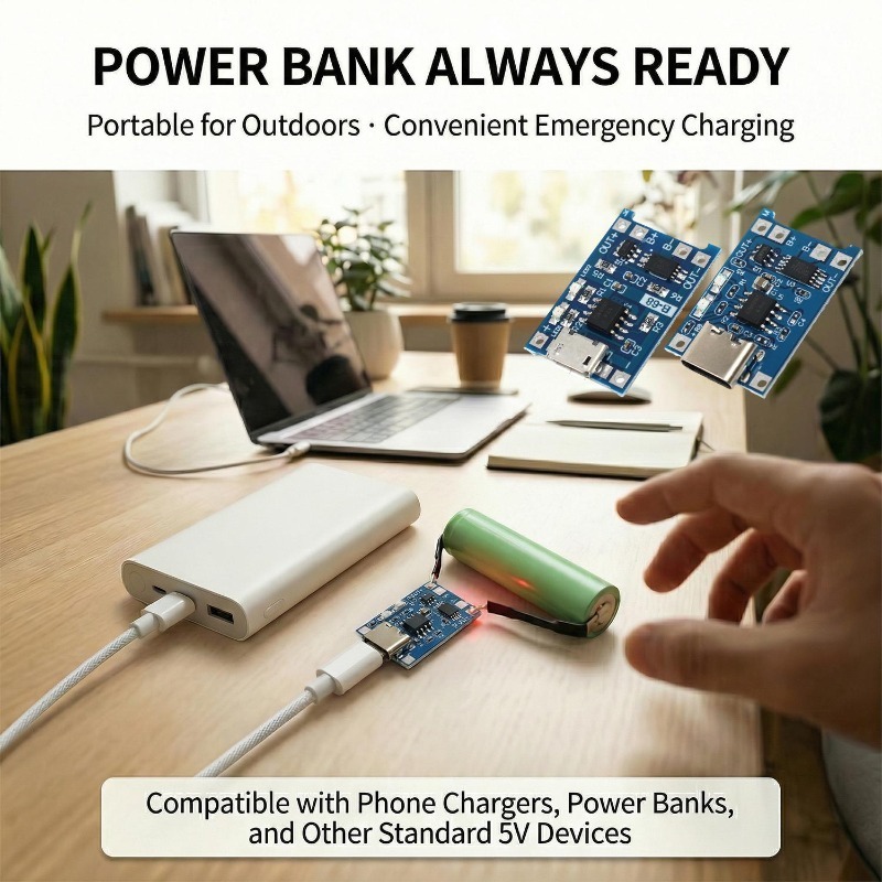 5V 3A Micro/Tipe-c/Mini 18650  - Li Ion Charger Module ulasan dan harga
