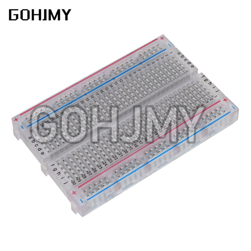 Papan roti mini transparan 10  - Breadboard 400 Point ulasan dan harga