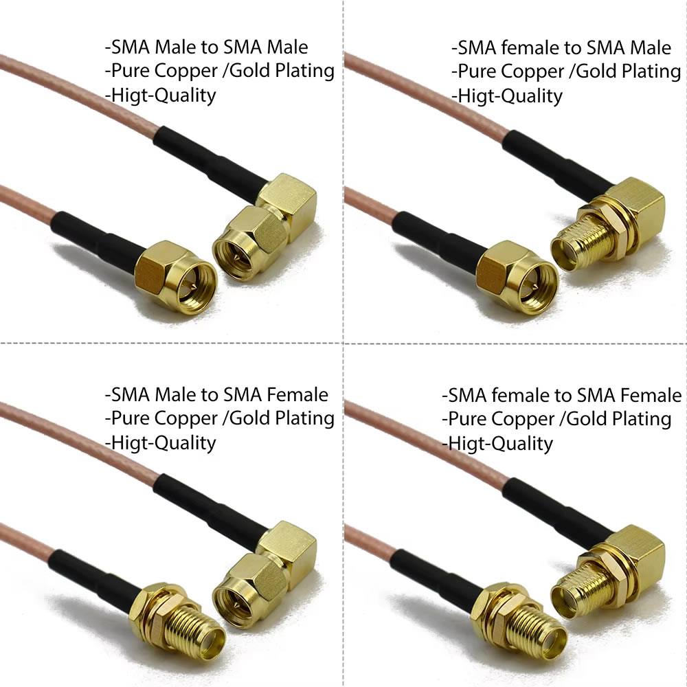 Premium RG316 SMA Ke SMA Male  - Jumper Wire Kit ulasan dan harga