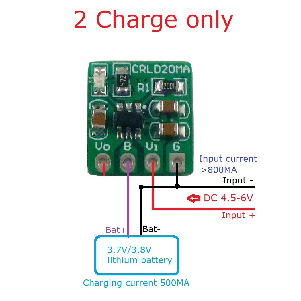 5X CRLD20MA Mini 2 in 1 Pengis - Li Ion Charger Module ulasan dan harga